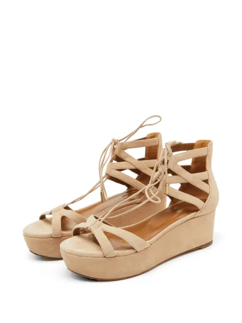 Aquazzura Beverly Hills platform sandals Neutrals 1109182