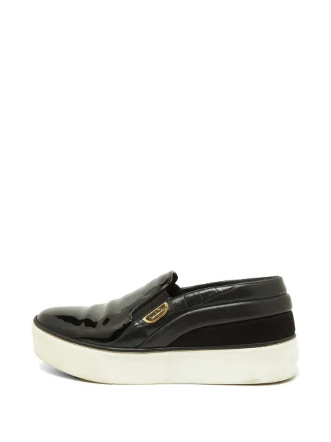 Louis Vuitton Pre-Owned Catwalk slip-on sneakers Black 930693
