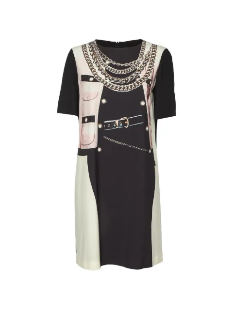 Moschino Cheap & Chic printed T-shirt mini dress Black 1069099