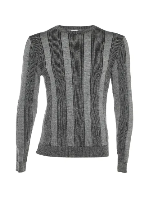 Armani Vintage striped sweater Grey 1047342
