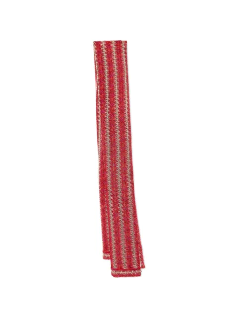 Missoni Pre-Owned Lurex knit scarf Red 1011770