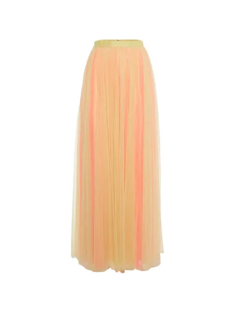 Needle & Thread tulle maxi skirt Yellow 1155802