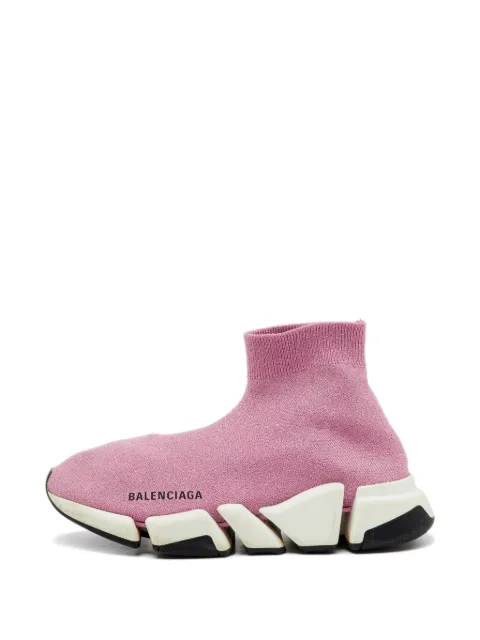 Balenciaga Pre-Owned Speed sock-style sneakers Pink 1204127