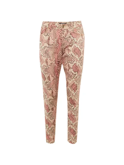 Just Cavalli Vintage animal-print skinny-fit jeans Neutrals 1236518