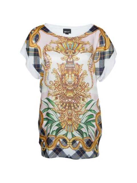 Just Cavalli Vintage printed oversized T-shirt Gold 862036