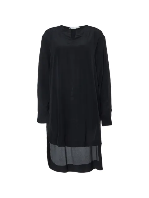 Chloé Pre-Owned loose-fit mini dress Black 1004463