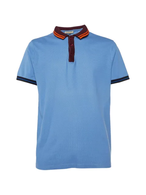Burberry Pre-Owned contrast trim T-shirt Blue 1073714