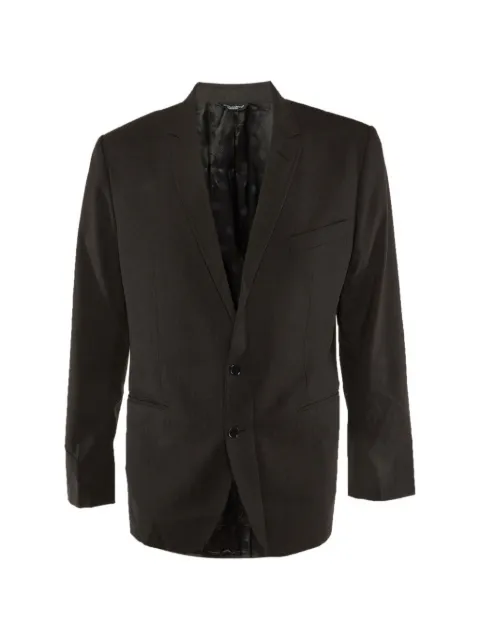 Dolce & Gabbana Pre-Owned Martini single-breasted blazer Grey 1243094