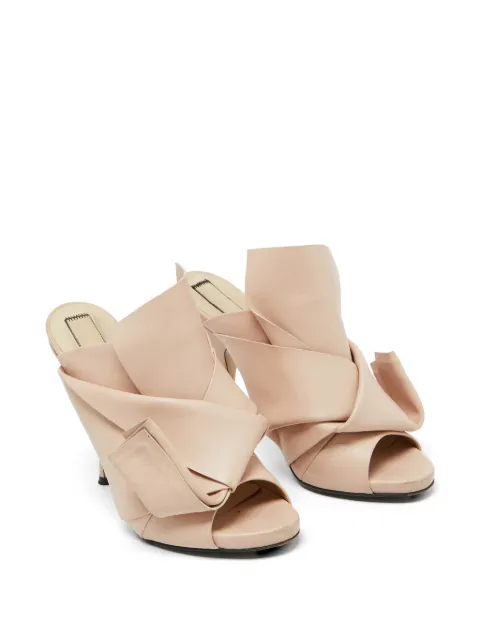 Nº21 Ronny leather mules Neutrals 1082112