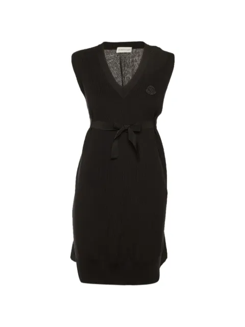 Moncler Vintage logo-appliqué mini dress Black 1257948