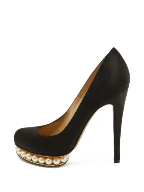 Nicholas Kirkwood Casati faux pearl pumps Black 1191387
