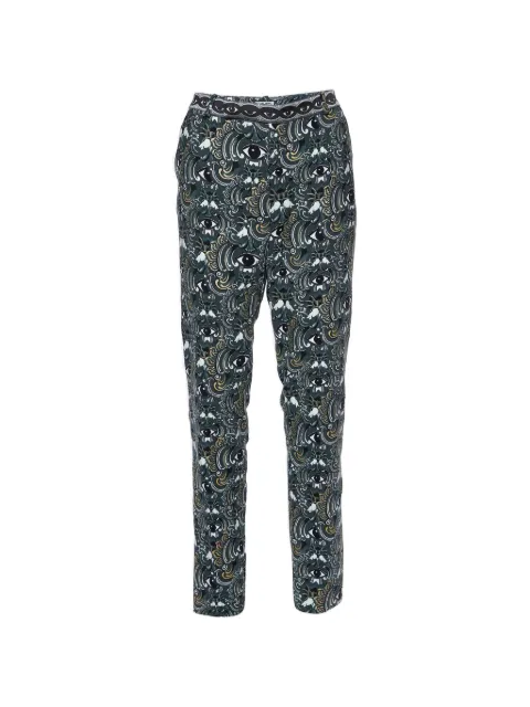 Kenzo Pre-Owned eye-print trousers Grey 958031