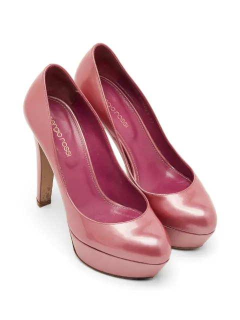 Sergio Rossi platform patent leather pumps Pink 1291727