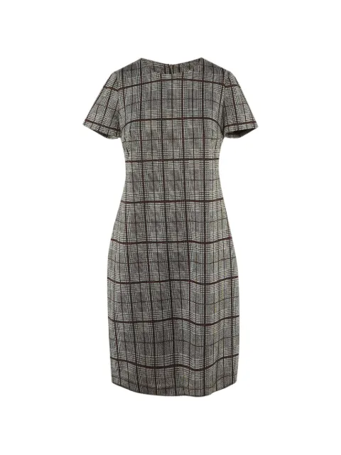 Calvin Klein Vintage check-pattern mini dress Grey 1236563