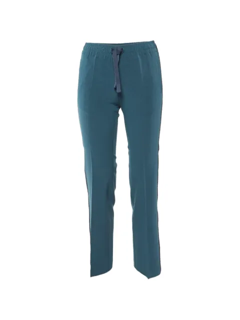 Zadig&Voltaire Pomy lurex-trim trousers Blue 1116183