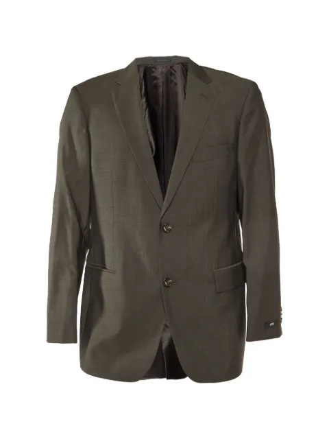 BOSS single-breasted blazer Brown 1088350