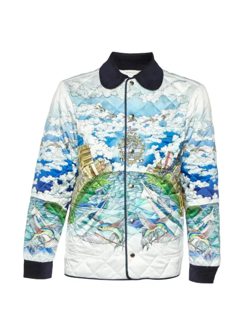 Casablanca Le Vol Ideal quilted jacket White 1060556