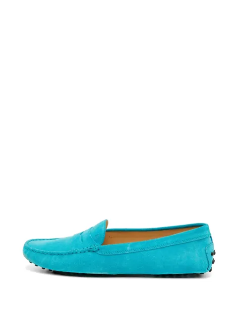 Tod's Vintage Gommino suede loafers Blue 1255851