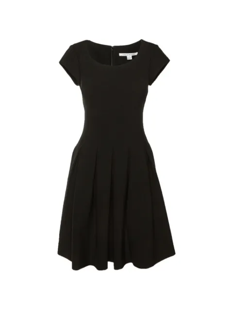 DVF Diane von Furstenberg Diane Von Furstenberg pleated mini dress Black 1257714