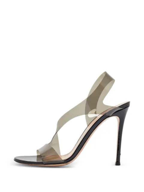 Gianvito Rossi Metropolis slingback heeled sandals Black 1056000