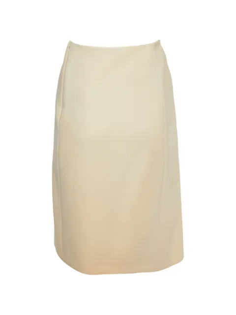 Prada Pre-Owned pencil mini skirt Neutrals 1152295
