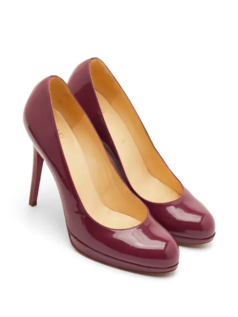 Christian Louboutin Pre-Owned leather pumps Purple 1305045