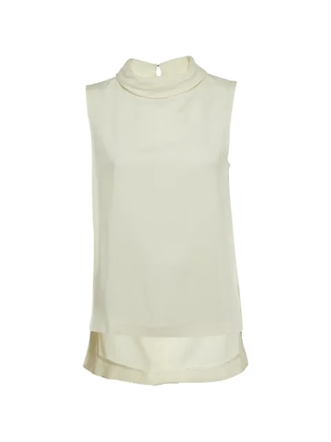 JOSEPH sleeveless turtleneck top White 1224467