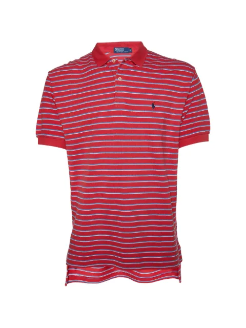 Polo Ralph Lauren Vintage striped cotton polo T-shirt Red 826220