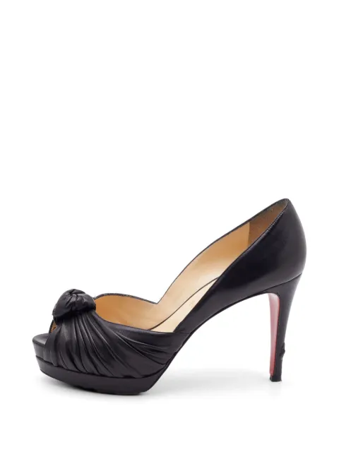 Christian Louboutin Pre-Owned peep-toe pumps Black 730113