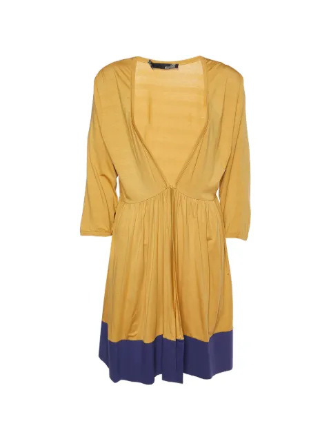 Love Moschino knit hook-front shrug Yellow 887802
