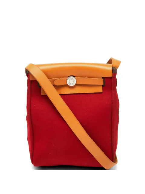 Hermès Pre-Owned TPM Herbag shoulder bag Red 1085405