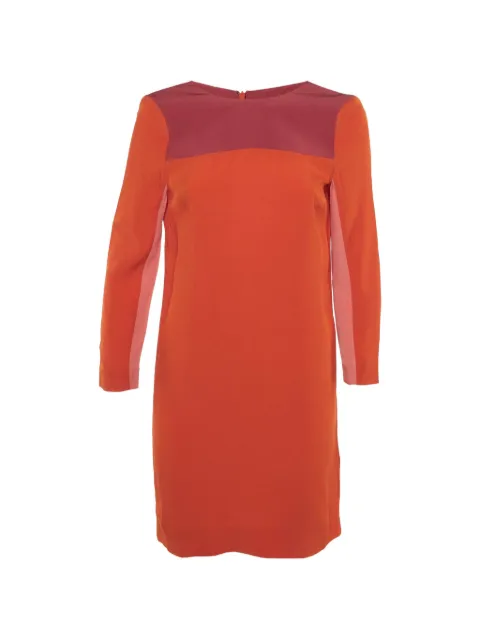 Victoria Victoria Beckham colorblock mini dress Orange 1229988