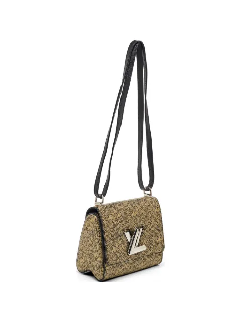 Louis Vuitton Pre-Owned medium Twist embossed shoulder bag Gold 1106472