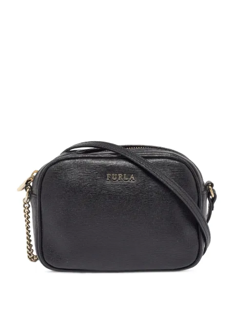 Furla leather cross body bag Black 1034314