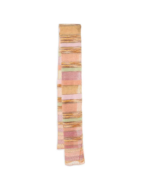 Missoni Pre-Owned striped scarf Orange 1011738