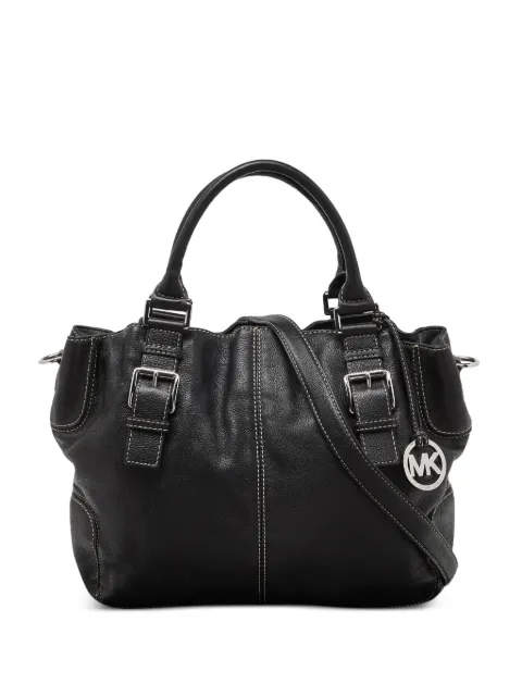Michael Kors Vintage contrast-stitching tote bag Black 933605