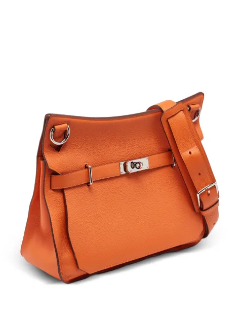 Hermès Pre-Owned 2009 Jypsiere leather cross body bag Orange 942623