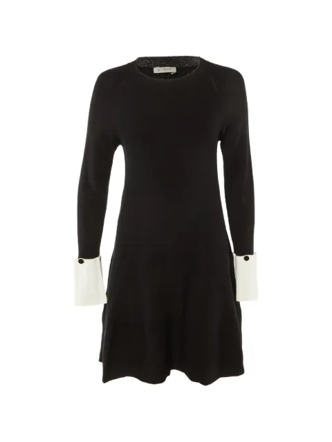 Sportmax Vintage flared knit mini dress Black 1224904