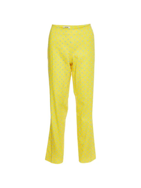 Moschino Cheap & Chic polka-dot trousers Yellow 887680