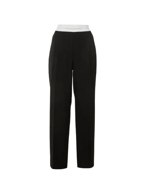Pre-Owned Alexander Wang logo-band tailored trousers Black 1267629