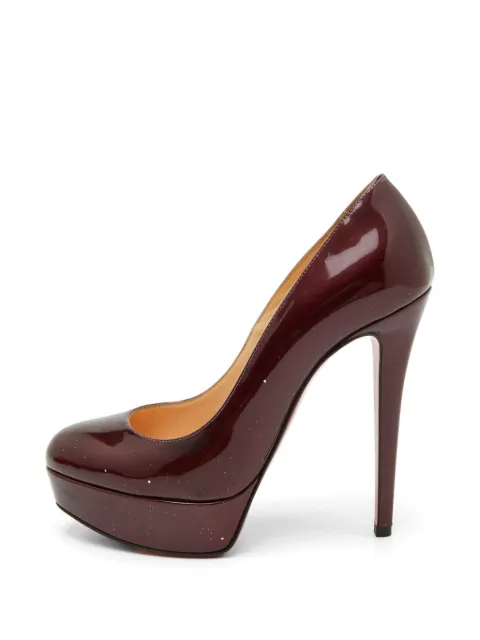 Christian Louboutin Pre-Owned Bianca leather heeled pumps Red 1333909