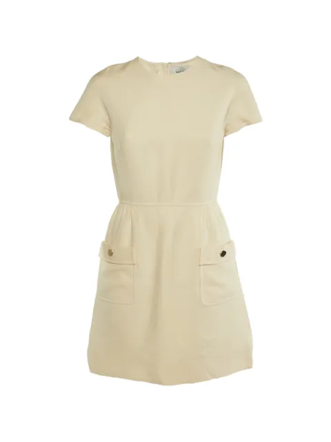 Valentino Garavani Pre-Owned short-sleeve pocket mini dress Neutrals 1171311
