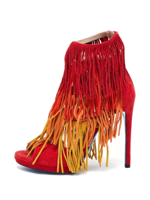 Loriblu fringe sandals Red 1026363