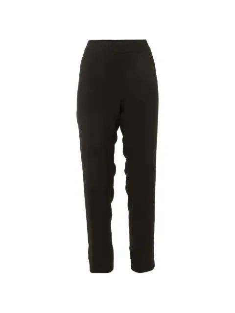 Emporio Armani Pre-Owned regular-fit trousers Black 1207013