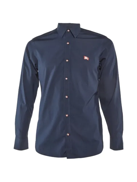 Burberry Pre-Owned William long-sleeve shirt Blue 1182915