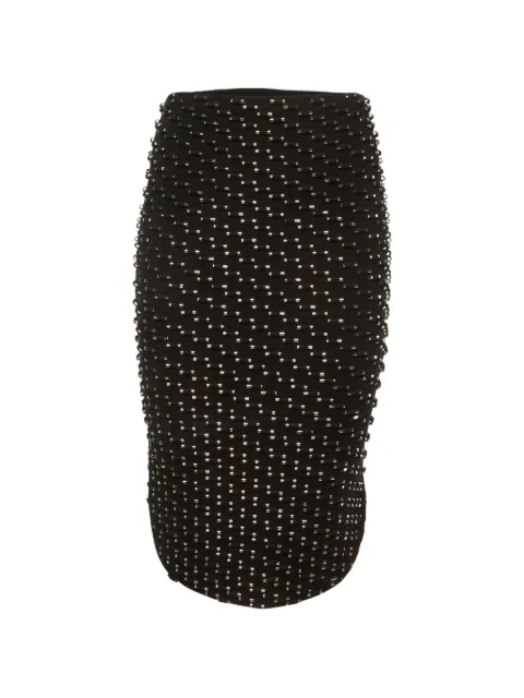 Kenzo Pre-Owned studded knit skirt Black 1233152