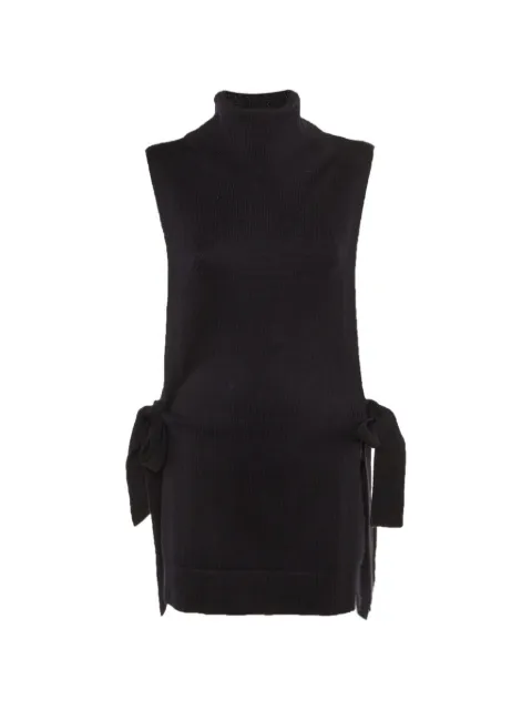 Victoria Victoria Beckham side-tie turtleneck sweater Blue 1243016