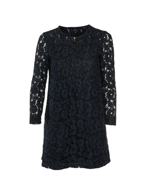 Maje floral-lace mini dress Blue 1142144