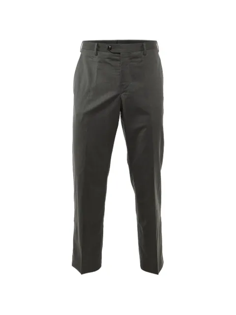Giorgio Armani Pre-Owned tailored wool trousers Grey 1233899
