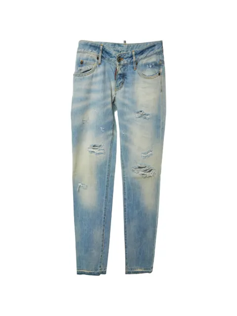 DSQUARED2 distressed slim-fit jeans Blue 1232164